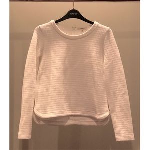 Madewell jacquard quilted pullover